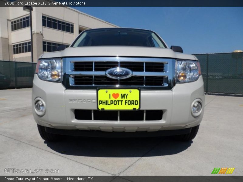 Silver Metallic / Stone 2008 Ford Escape XLT