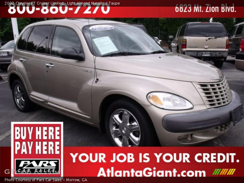 Light Almond Metallic / Taupe 2002 Chrysler PT Cruiser Limited