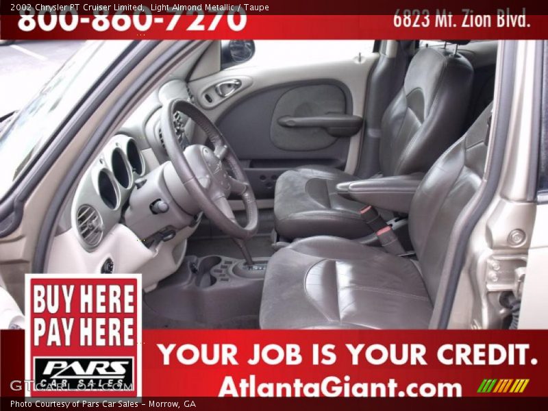 Light Almond Metallic / Taupe 2002 Chrysler PT Cruiser Limited