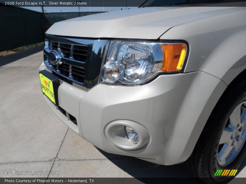 Silver Metallic / Stone 2008 Ford Escape XLT