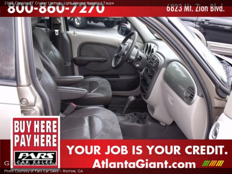 Light Almond Metallic / Taupe 2002 Chrysler PT Cruiser Limited