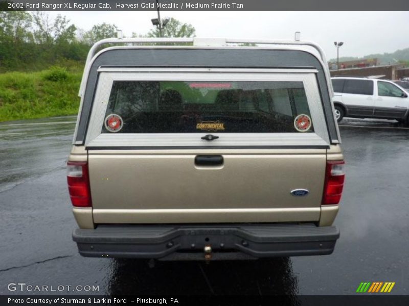 Harvest Gold Metallic / Medium Prairie Tan 2002 Ford Ranger XL Regular Cab