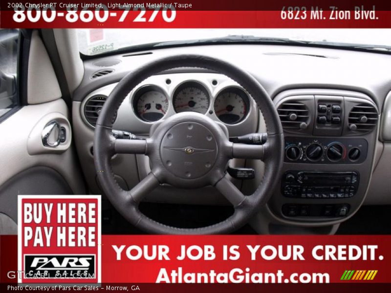 Light Almond Metallic / Taupe 2002 Chrysler PT Cruiser Limited