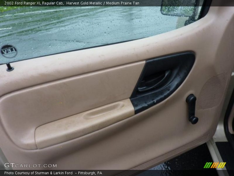 Harvest Gold Metallic / Medium Prairie Tan 2002 Ford Ranger XL Regular Cab