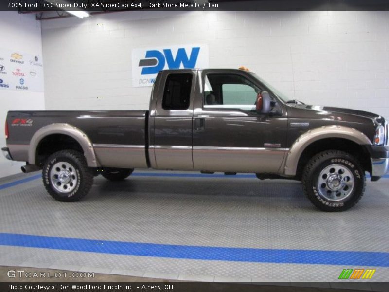 Dark Stone Metallic / Tan 2005 Ford F350 Super Duty FX4 SuperCab 4x4