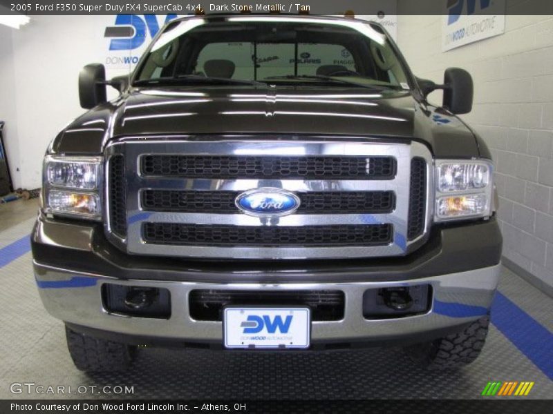 Dark Stone Metallic / Tan 2005 Ford F350 Super Duty FX4 SuperCab 4x4