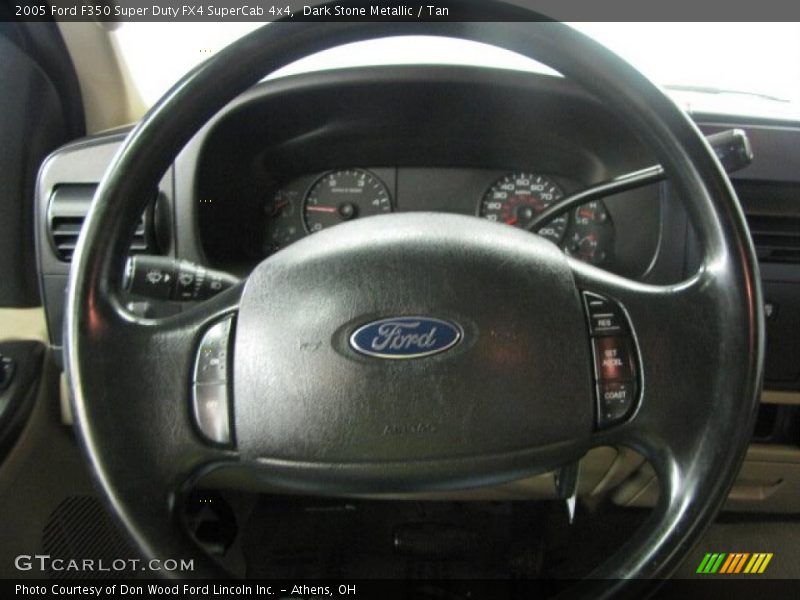 Dark Stone Metallic / Tan 2005 Ford F350 Super Duty FX4 SuperCab 4x4