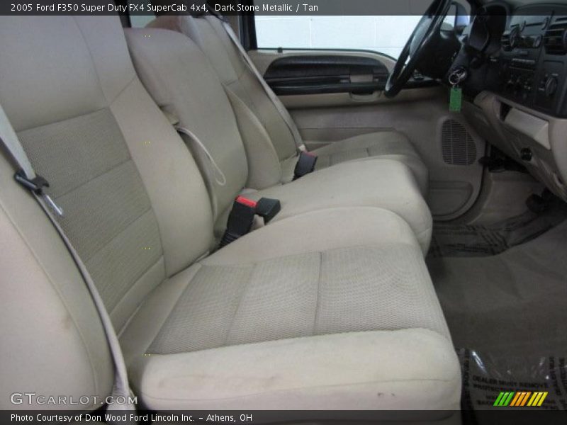 Dark Stone Metallic / Tan 2005 Ford F350 Super Duty FX4 SuperCab 4x4