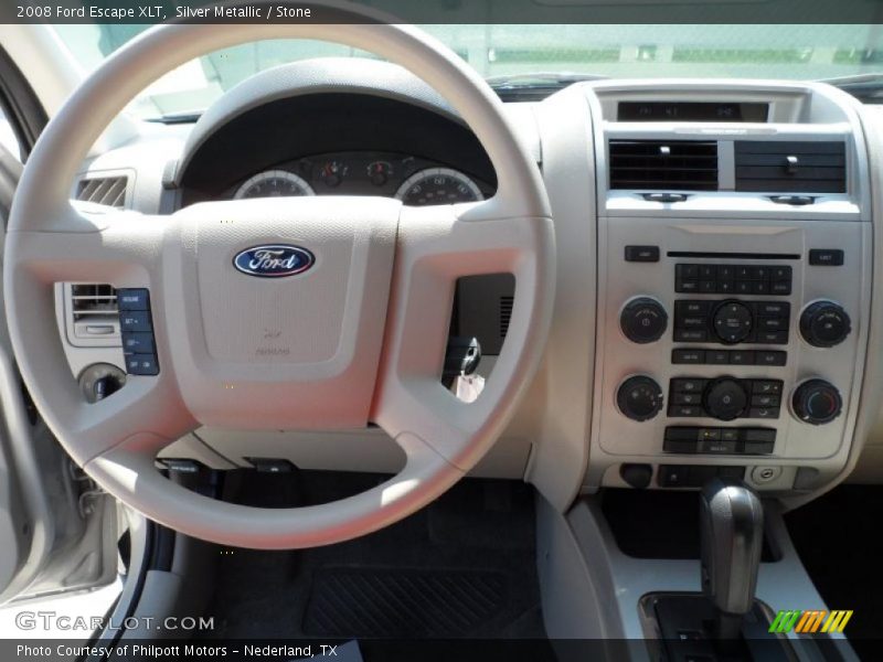 Silver Metallic / Stone 2008 Ford Escape XLT