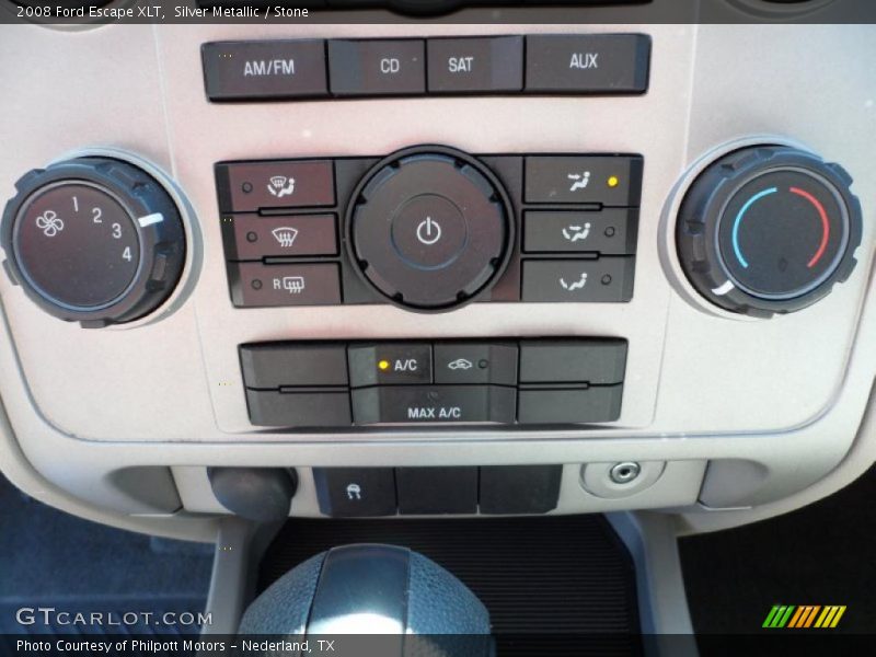 Silver Metallic / Stone 2008 Ford Escape XLT