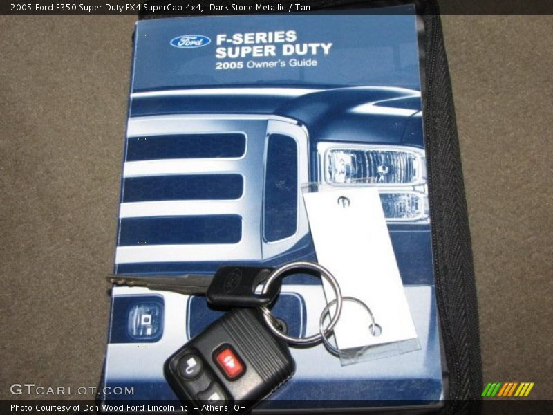 Dark Stone Metallic / Tan 2005 Ford F350 Super Duty FX4 SuperCab 4x4