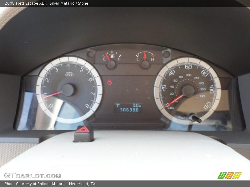 Silver Metallic / Stone 2008 Ford Escape XLT