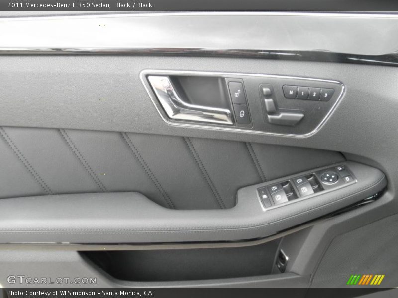 Black / Black 2011 Mercedes-Benz E 350 Sedan