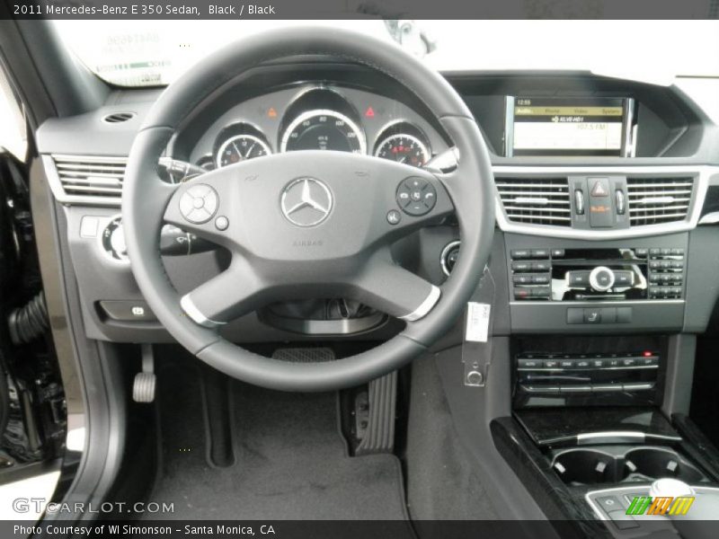 Black / Black 2011 Mercedes-Benz E 350 Sedan