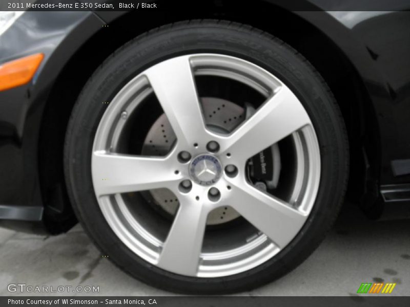 Black / Black 2011 Mercedes-Benz E 350 Sedan