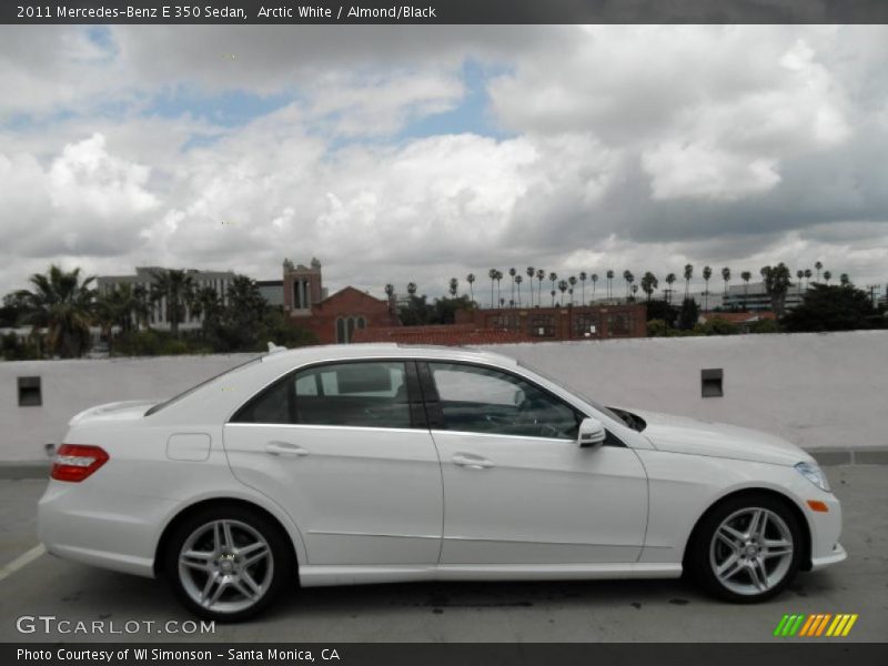Arctic White / Almond/Black 2011 Mercedes-Benz E 350 Sedan
