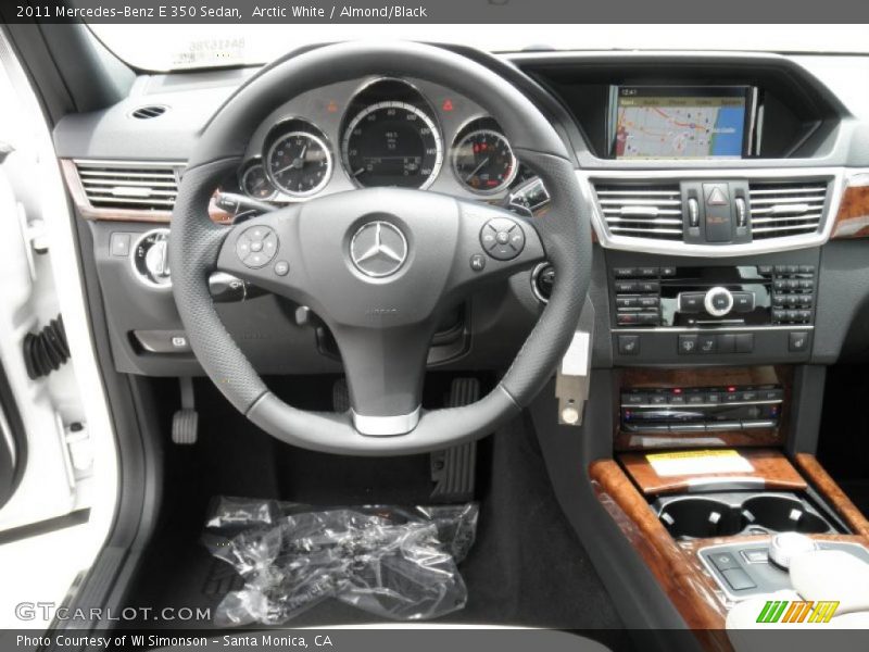Arctic White / Almond/Black 2011 Mercedes-Benz E 350 Sedan