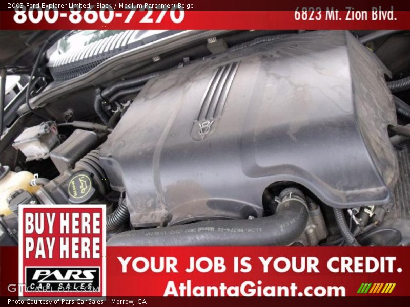 Black / Medium Parchment Beige 2003 Ford Explorer Limited