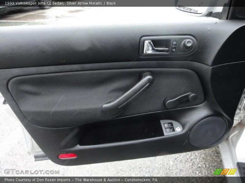 Silver Arrow Metallic / Black 1999 Volkswagen Jetta GL Sedan