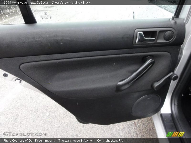 Silver Arrow Metallic / Black 1999 Volkswagen Jetta GL Sedan