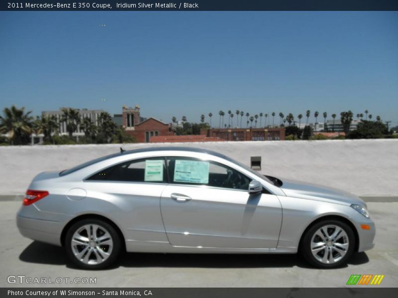 Iridium Silver Metallic / Black 2011 Mercedes-Benz E 350 Coupe