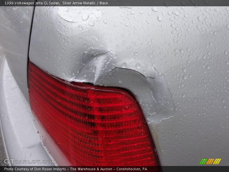 Silver Arrow Metallic / Black 1999 Volkswagen Jetta GL Sedan