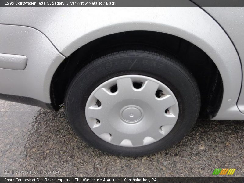 Silver Arrow Metallic / Black 1999 Volkswagen Jetta GL Sedan