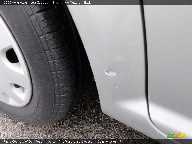 Silver Arrow Metallic / Black 1999 Volkswagen Jetta GL Sedan
