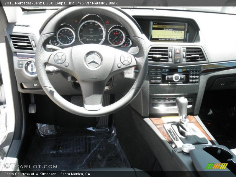 Iridium Silver Metallic / Black 2011 Mercedes-Benz E 350 Coupe