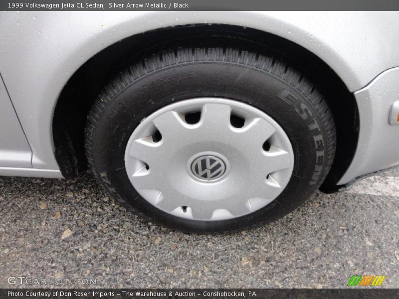 Silver Arrow Metallic / Black 1999 Volkswagen Jetta GL Sedan