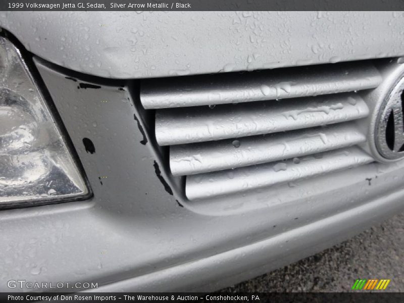 Silver Arrow Metallic / Black 1999 Volkswagen Jetta GL Sedan