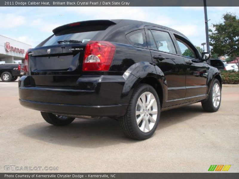 Brilliant Black Crystal Pearl / Dark Slate Gray 2011 Dodge Caliber Heat