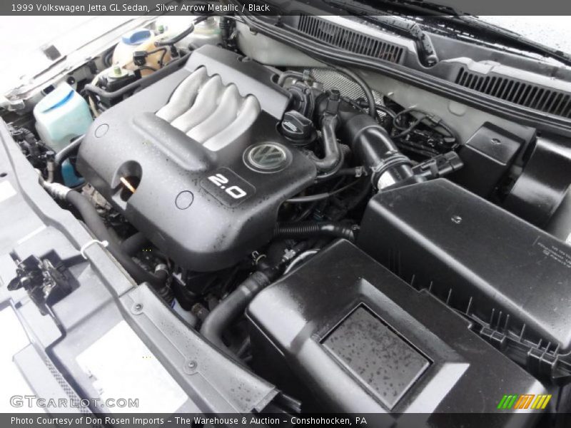 Silver Arrow Metallic / Black 1999 Volkswagen Jetta GL Sedan