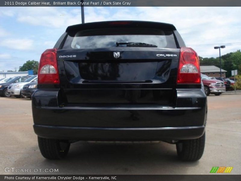 Brilliant Black Crystal Pearl / Dark Slate Gray 2011 Dodge Caliber Heat