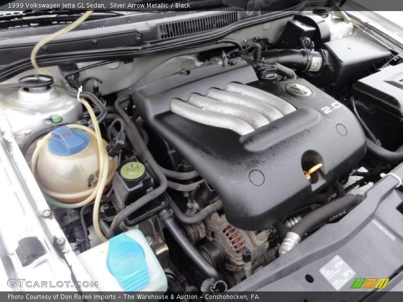 Silver Arrow Metallic / Black 1999 Volkswagen Jetta GL Sedan