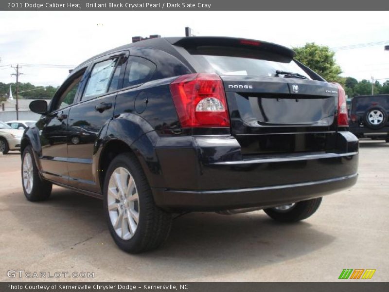 Brilliant Black Crystal Pearl / Dark Slate Gray 2011 Dodge Caliber Heat