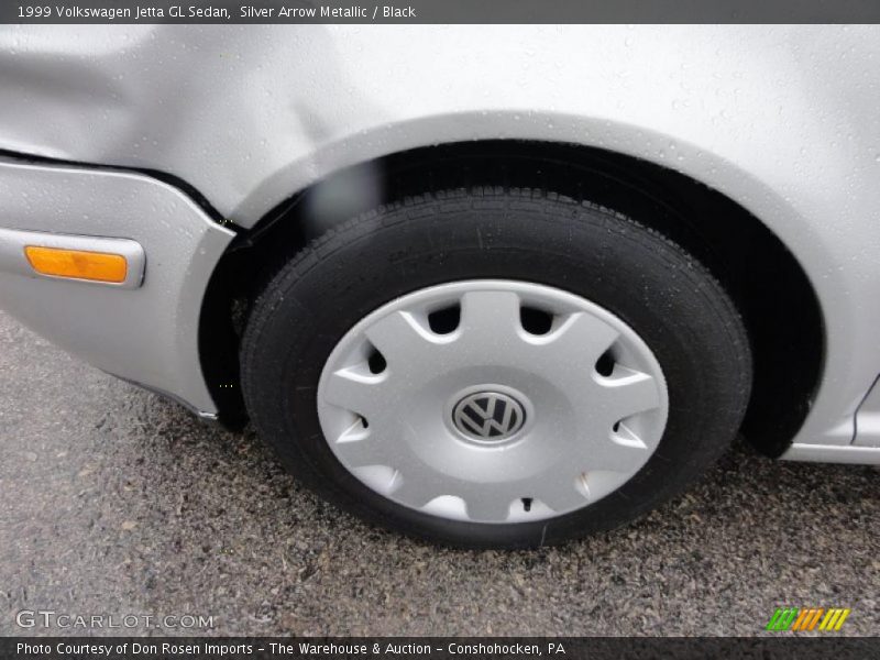 Silver Arrow Metallic / Black 1999 Volkswagen Jetta GL Sedan