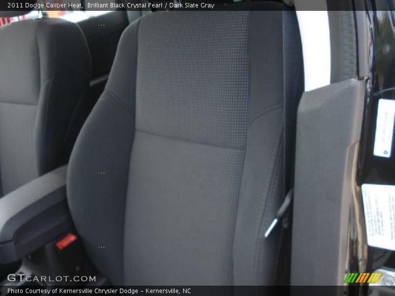 Brilliant Black Crystal Pearl / Dark Slate Gray 2011 Dodge Caliber Heat