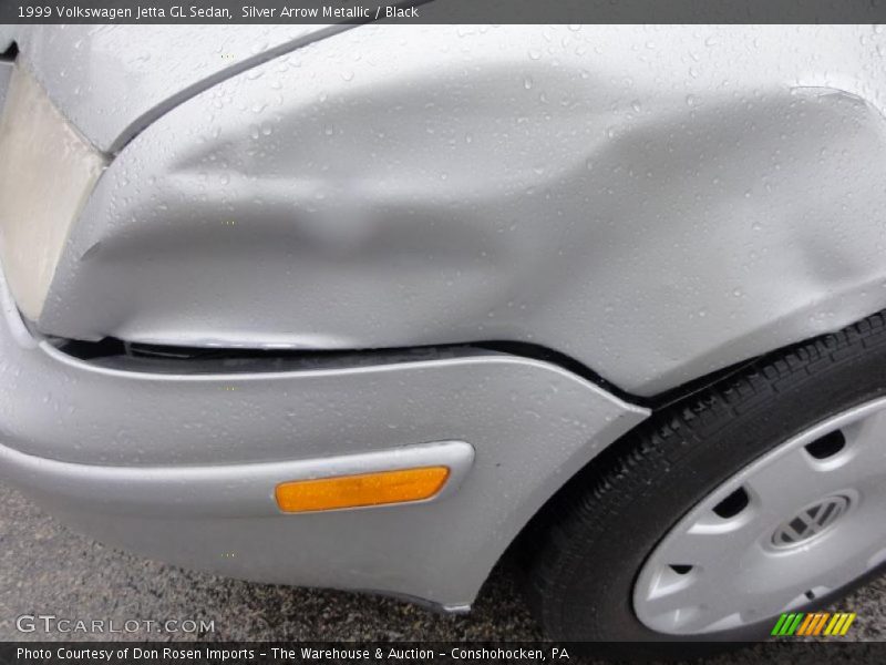 Silver Arrow Metallic / Black 1999 Volkswagen Jetta GL Sedan
