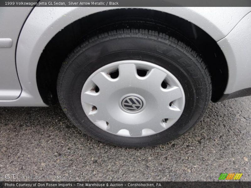 Silver Arrow Metallic / Black 1999 Volkswagen Jetta GL Sedan