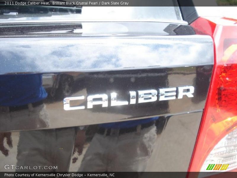 Brilliant Black Crystal Pearl / Dark Slate Gray 2011 Dodge Caliber Heat