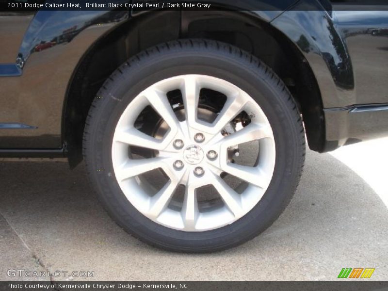 Brilliant Black Crystal Pearl / Dark Slate Gray 2011 Dodge Caliber Heat