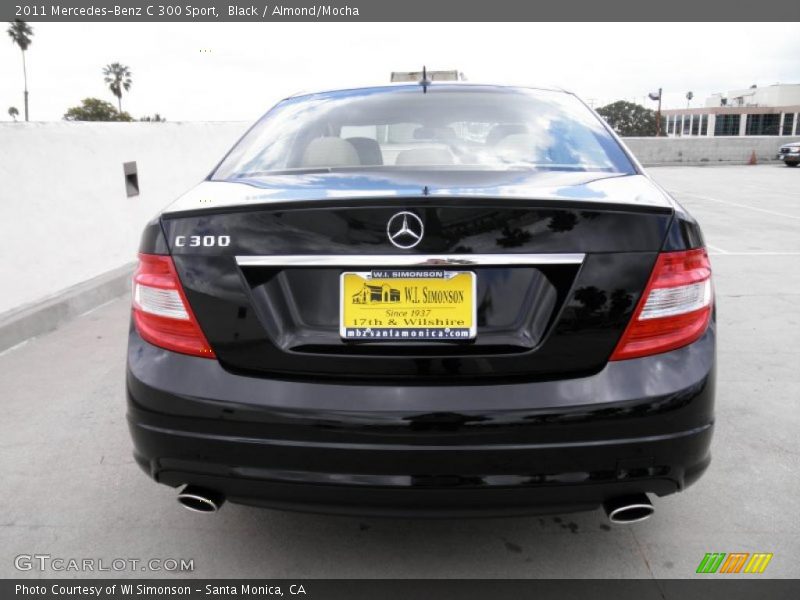 Black / Almond/Mocha 2011 Mercedes-Benz C 300 Sport
