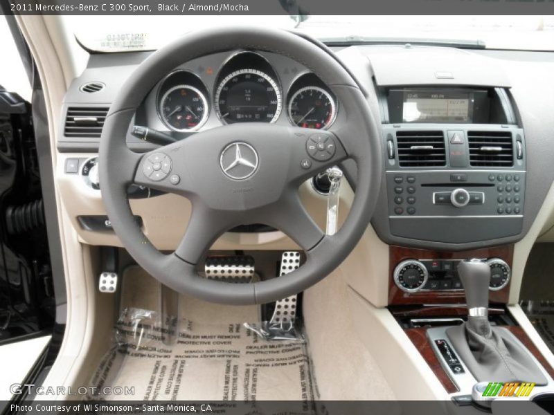 Black / Almond/Mocha 2011 Mercedes-Benz C 300 Sport