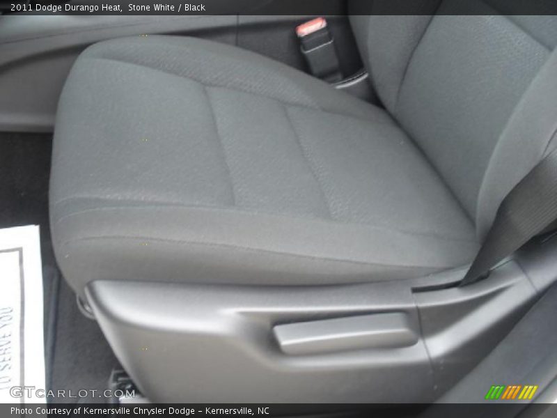Stone White / Black 2011 Dodge Durango Heat