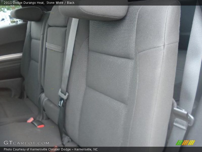 Stone White / Black 2011 Dodge Durango Heat