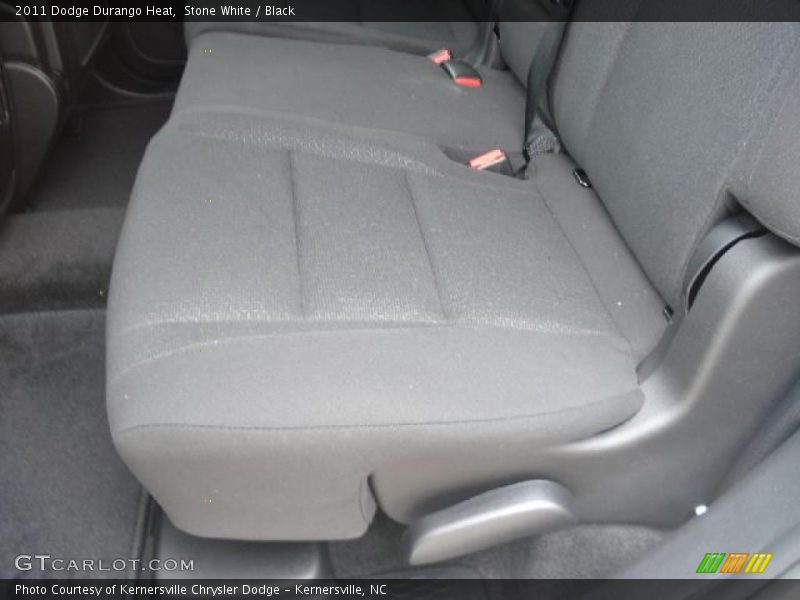 Stone White / Black 2011 Dodge Durango Heat