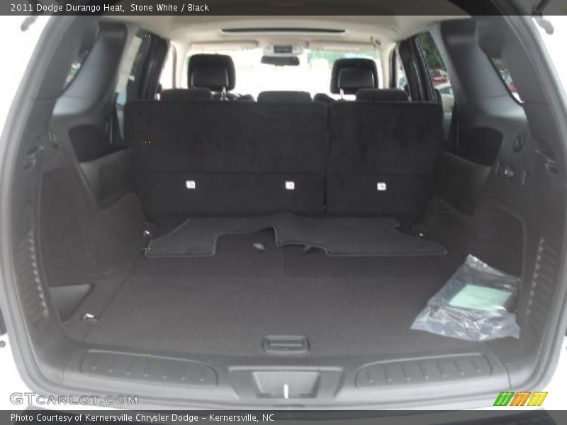 Stone White / Black 2011 Dodge Durango Heat