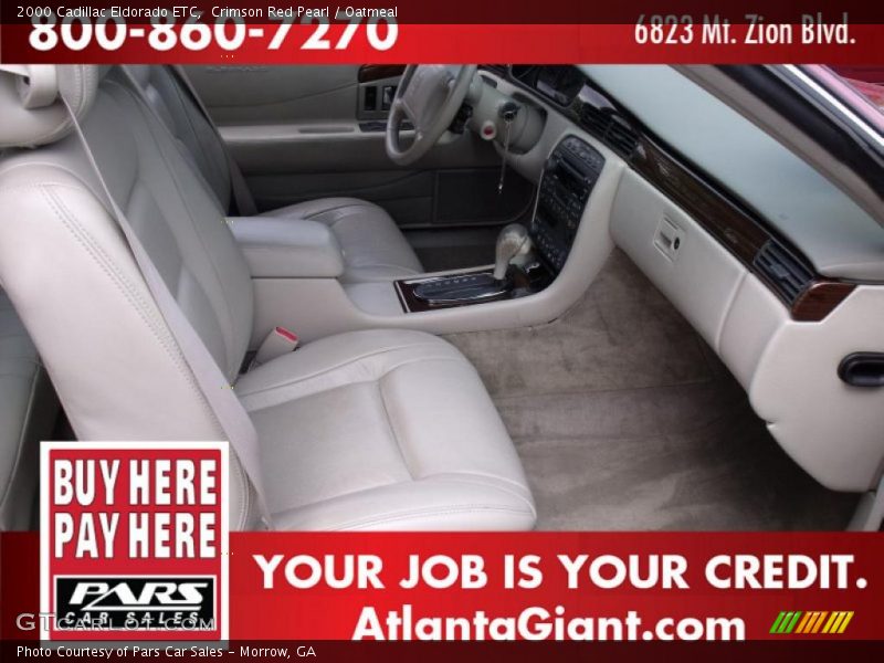 Crimson Red Pearl / Oatmeal 2000 Cadillac Eldorado ETC