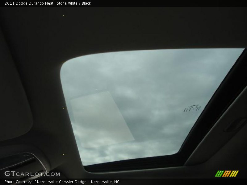 Stone White / Black 2011 Dodge Durango Heat